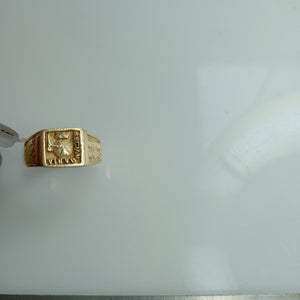 ANILLO DE GRADUACIÓN ORO 10 K 6.7 GRMS (SEMINUEVO)