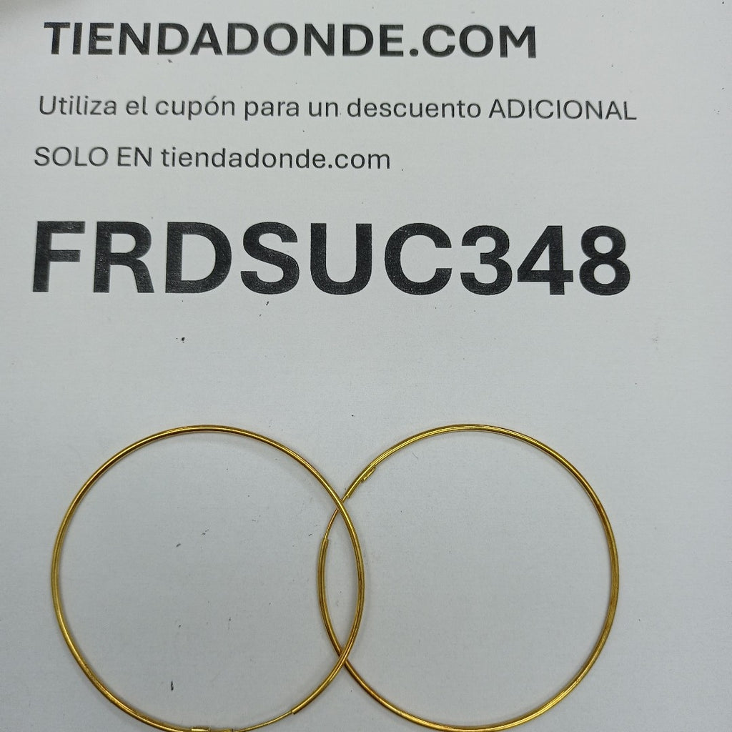 ARRACADAS PAR ORO 18 K 5.7 GRMS (SEMINUEVO)