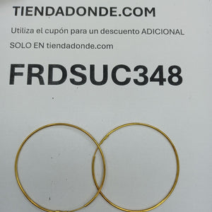 ARRACADAS PAR ORO 18 K 5.7 GRMS (SEMINUEVO)