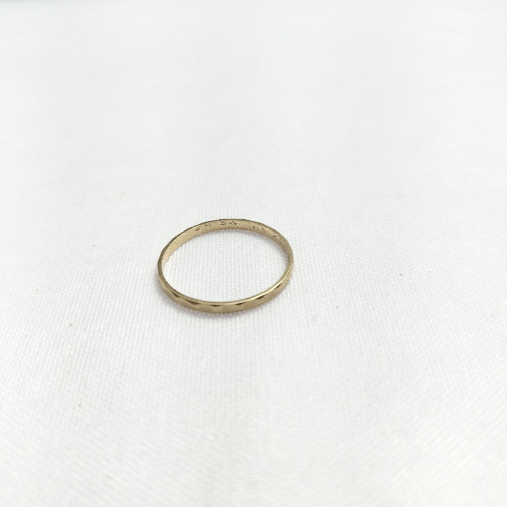 ARGOLLA ORO 14 K 0,80 GRMS (SEMINUEVO)
