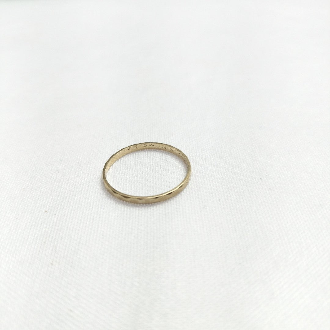 ARGOLLA ORO 14 K 0,80 GRMS (SEMINUEVO)