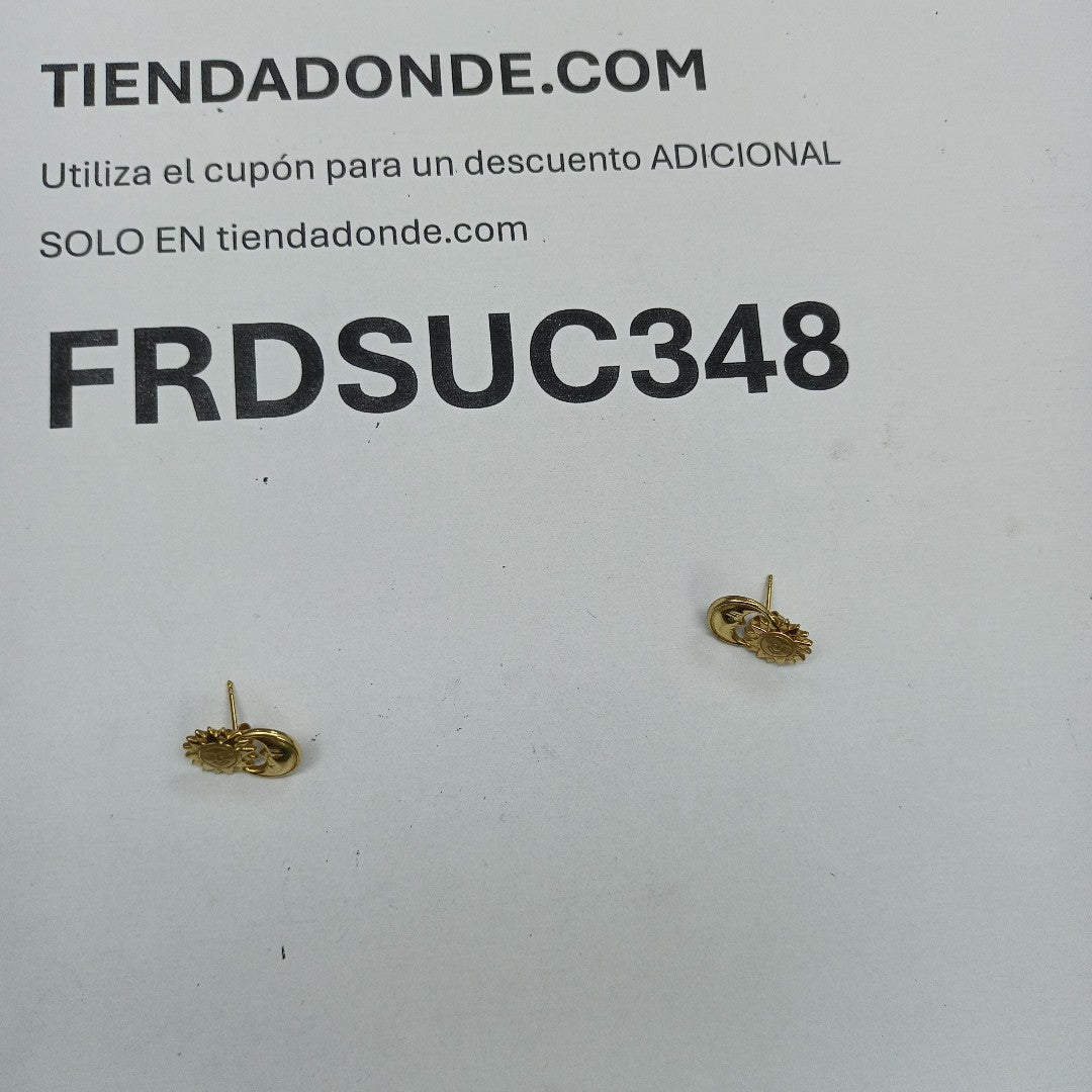ARETES PAR ORO 14 K 2.7 GRMS (SEMINUEVO)