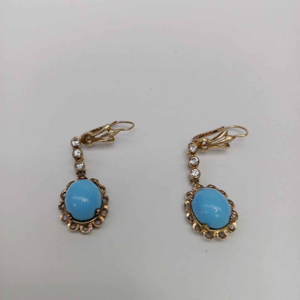 ARETES PAR ORO 10 K 6,90 GRMS (SEMINUEVO)