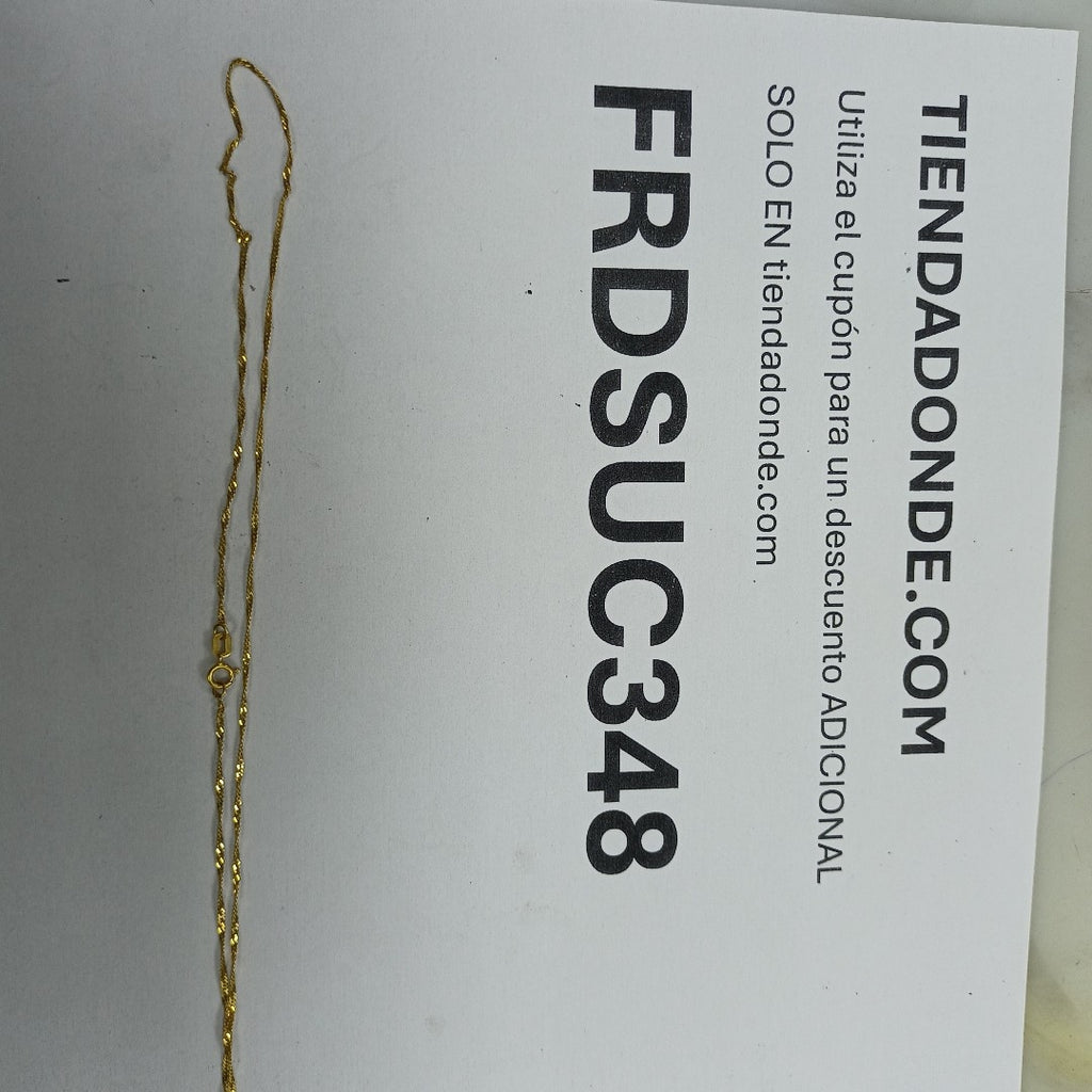 CADENA ORO 14 K 1.3 GRMS (SEMINUEVO)