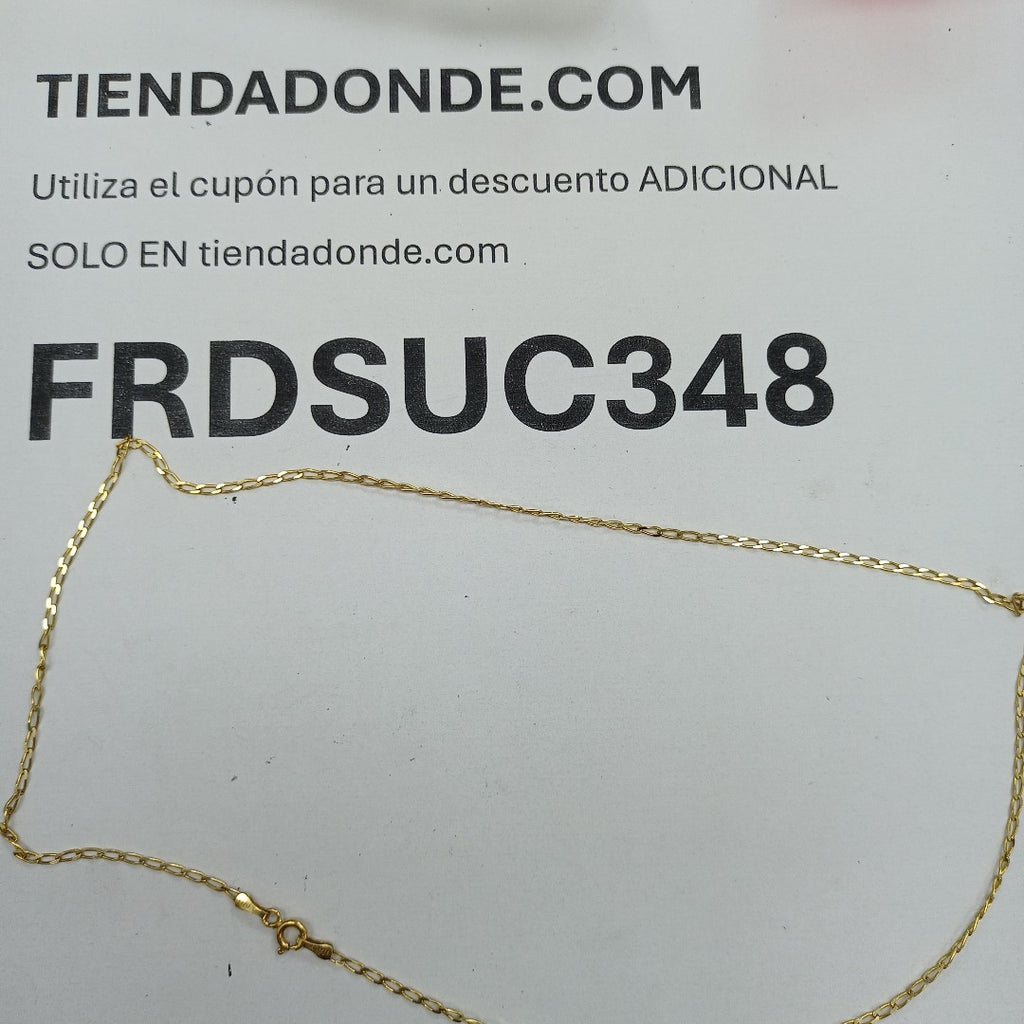 CADENA ORO 14 K 2.9 GRMS (SEMINUEVO)