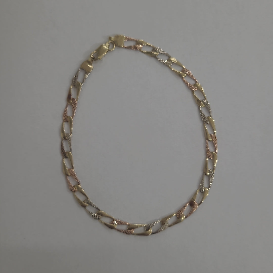 PULSERA ORO,ORO COMBINADO 14 K 3,10 GRMS (SEMINUEVO)