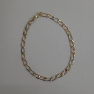 PULSERA ORO,ORO COMBINADO 14 K 3,10 GRMS (SEMINUEVO)