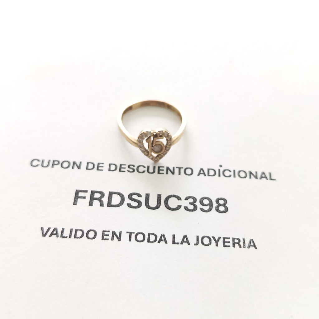 ANILLO ORO 10 K 1,40 GRMS (SEMINUEVO)