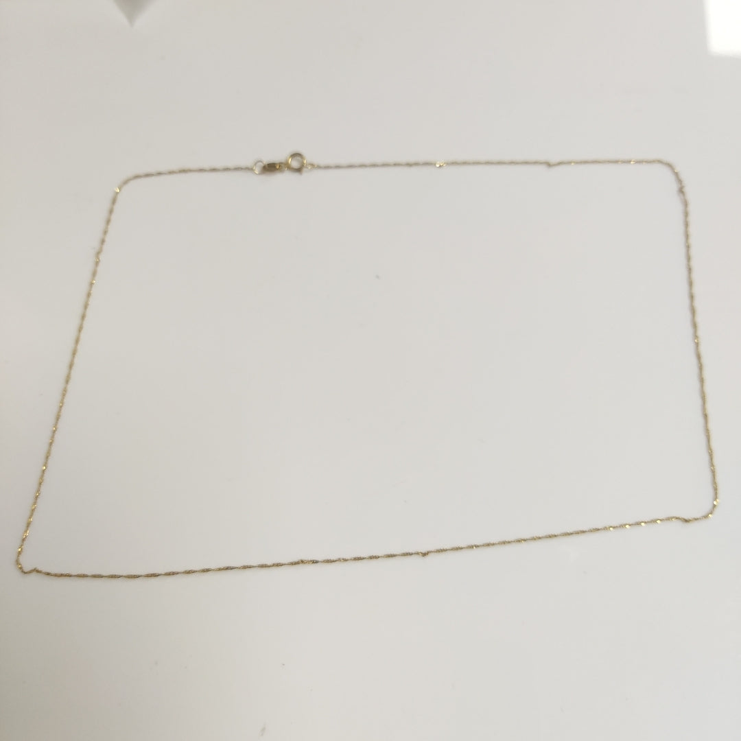 CADENA ORO 10 K 0,70 GRMS (SEMINUEVO)