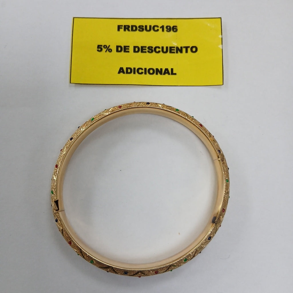BRAZALETE ORO 14 K 11.6 GRMS (SEMINUEVO)