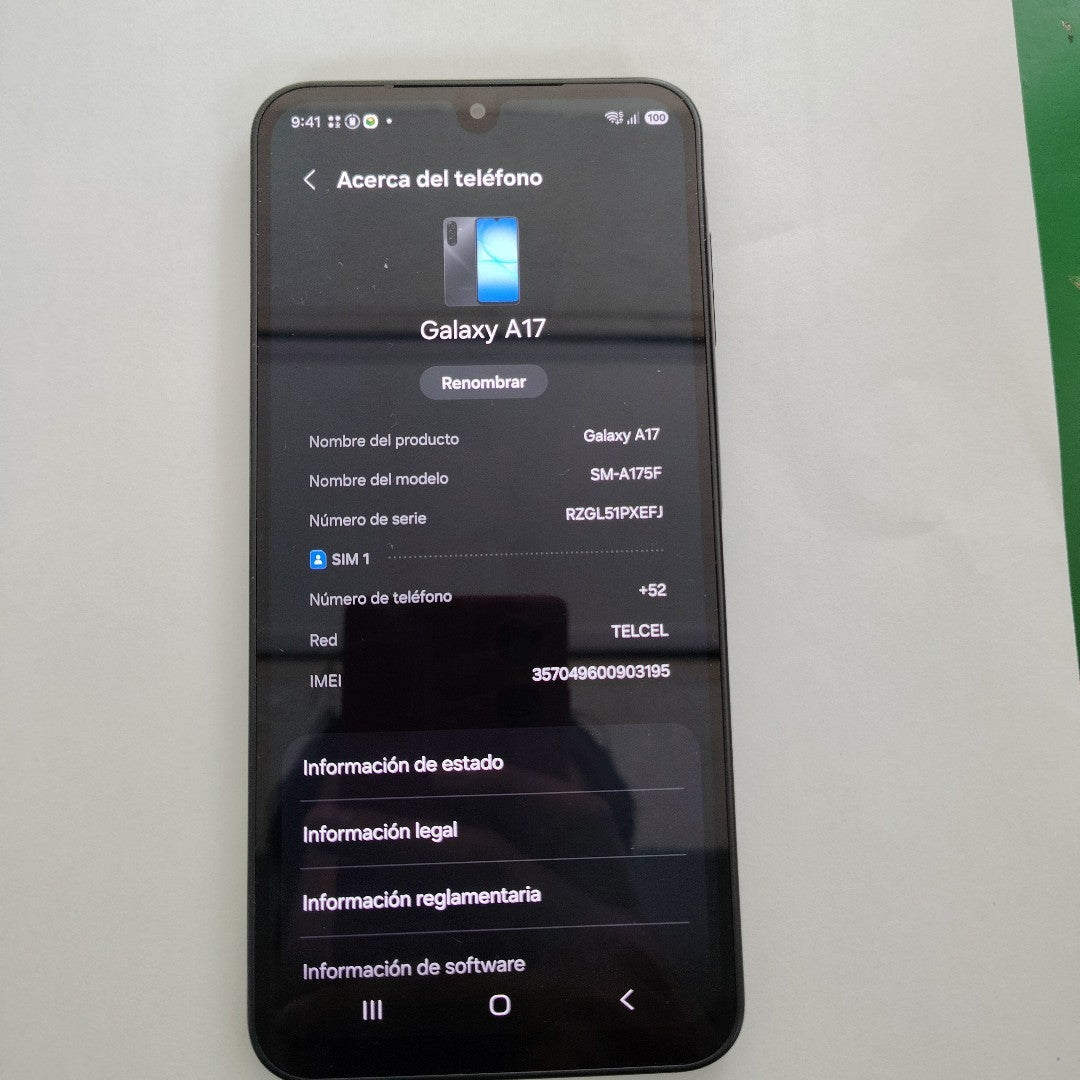 CELULAR SAMSUNG GALAXY A17 SM-A175F (2025) 128 GB 4 GB RAM