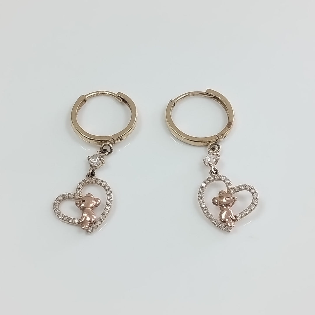 ARRACADAS PAR ORO 14 K 2.1 GRMS (SEMINUEVO)