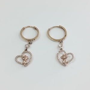 ARRACADAS PAR ORO 14 K 2.1 GRMS (SEMINUEVO)