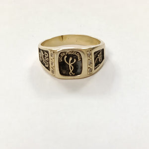 ANILLO DE GRADUACIÓN ORO 10 K 5,40 GRMS (SEMINUEVO)