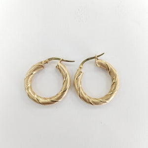 ARRACADAS PAR ORO 14 K 2.3 GRMS (SEMINUEVO)