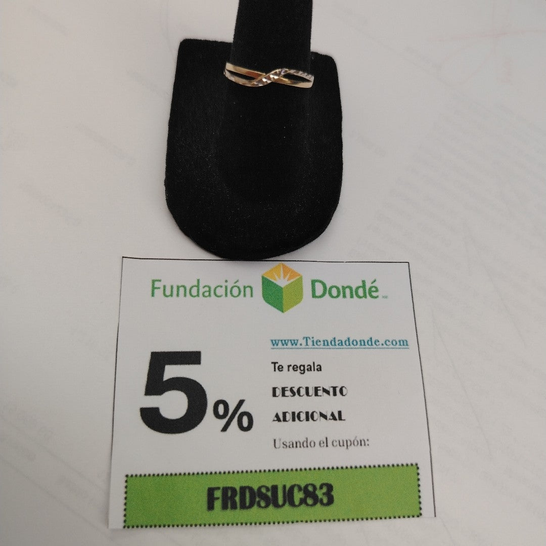 ANILLITO ORO,RODIADO 14 K 0,90 GRMS (SEMINUEVO)