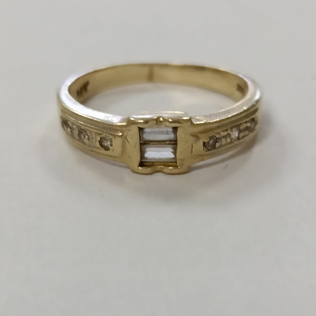 ANILLO ORO 14 K 2,20 GRMS (SEMINUEVO)
