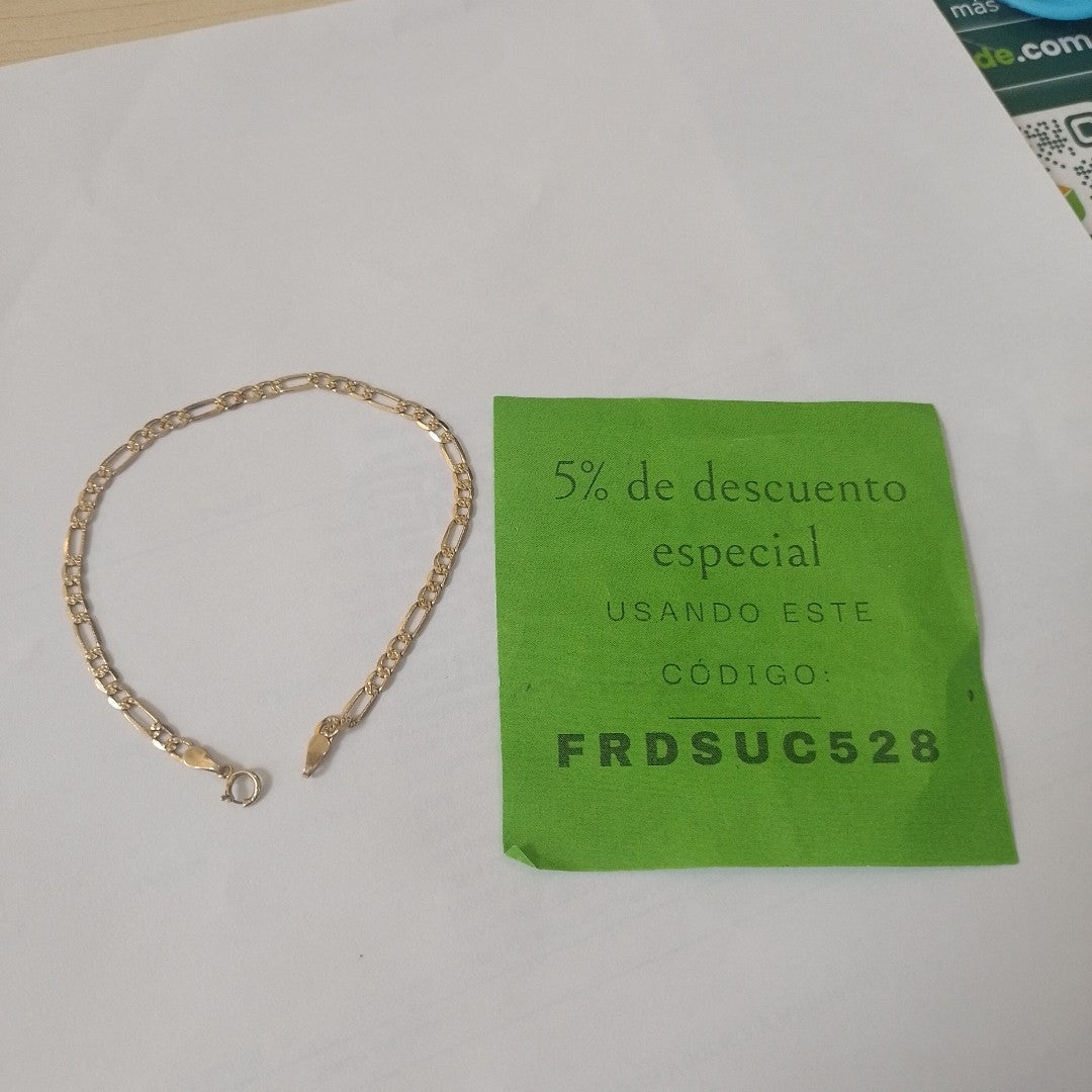 PULSERA ORO 14 K 2.4 GRMS (SEMINUEVO)