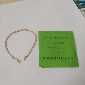 PULSERA ORO 14 K 2.4 GRMS (SEMINUEVO)