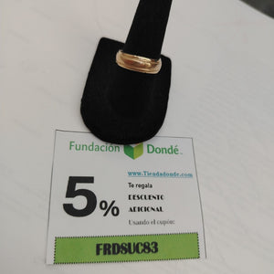 ARGOLLA ORO 14 K 2.3 GRMS (SEMINUEVO)