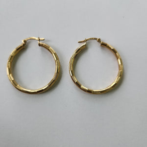 ARRACADAS PAR ORO 10 K 3,90 GRMS (SEMINUEVO)