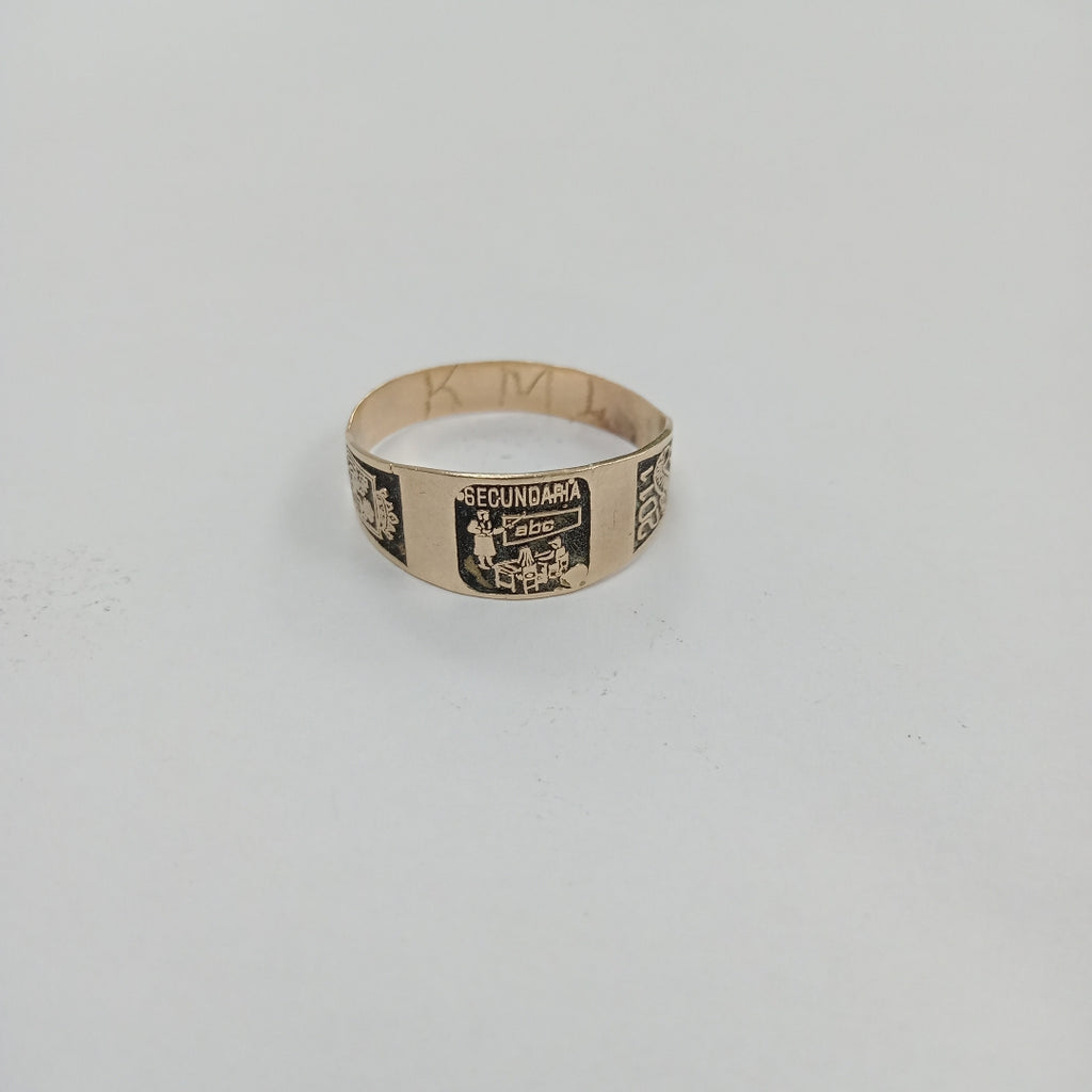 ANILLO DE GRADUACIÓN ORO 8 K 1,40 GRMS (SEMINUEVO)