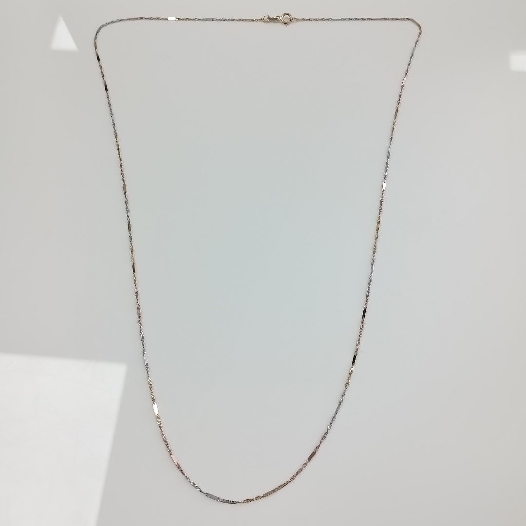 CADENA ORO, RODIADO 10 K 0.9 GRMS (SEMINUEVO)
