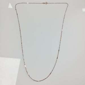 CADENA ORO, RODIADO 10 K 0.9 GRMS (SEMINUEVO)