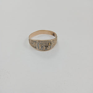 ANILLO DE GRADUACIÓN ORO 8 K 1,20 GRMS (SEMINUEVO)