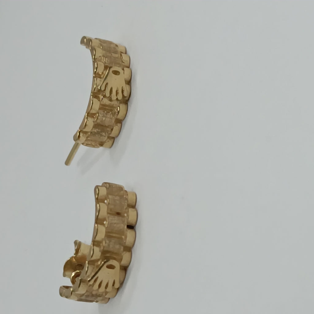 ARETES PAR ORO 14 K 3.9 GRMS (SEMINUEVO)