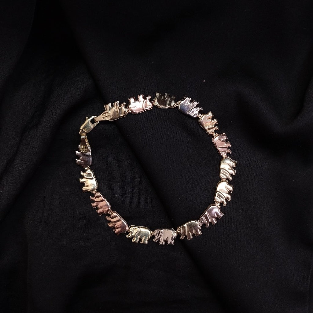 PULSERA ORO, ORO COMBINADO 10 K 5.2 GRMS (SEMINUEVO)