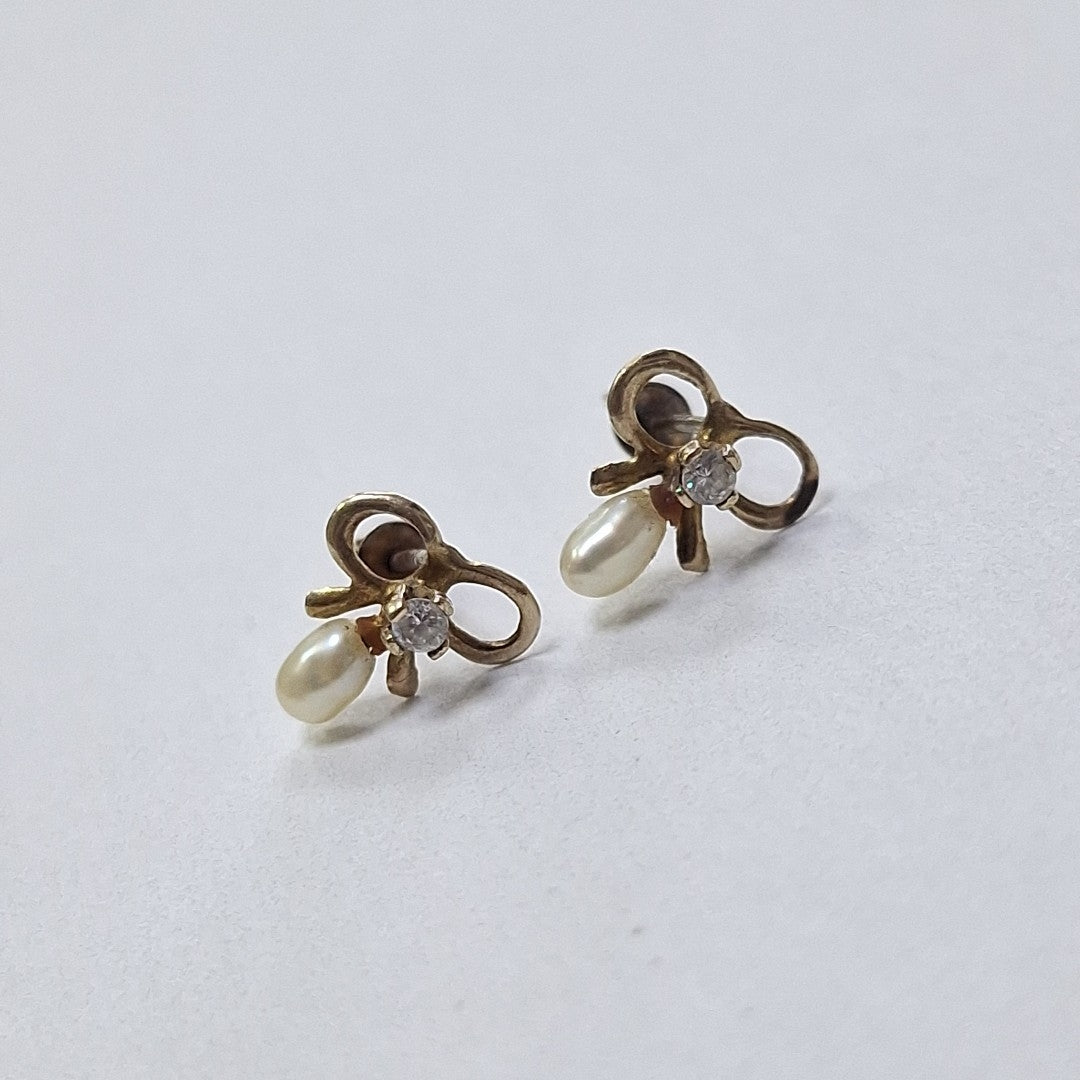 BROQUELES PAR ORO 8 K 0.6 GRMS (SEMINUEVO)