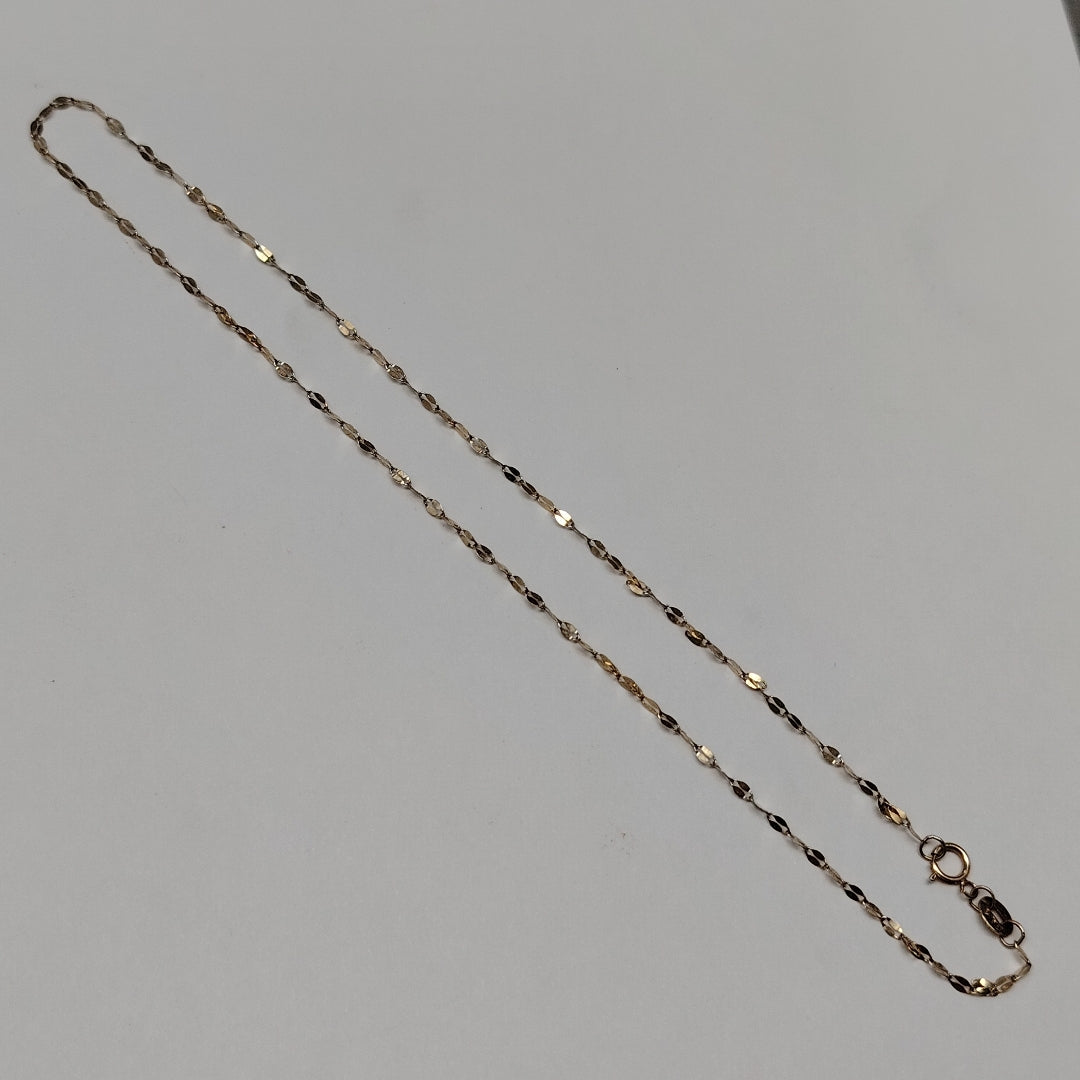 CADENA ORO 10 K 0.9 GRMS (SEMINUEVO)