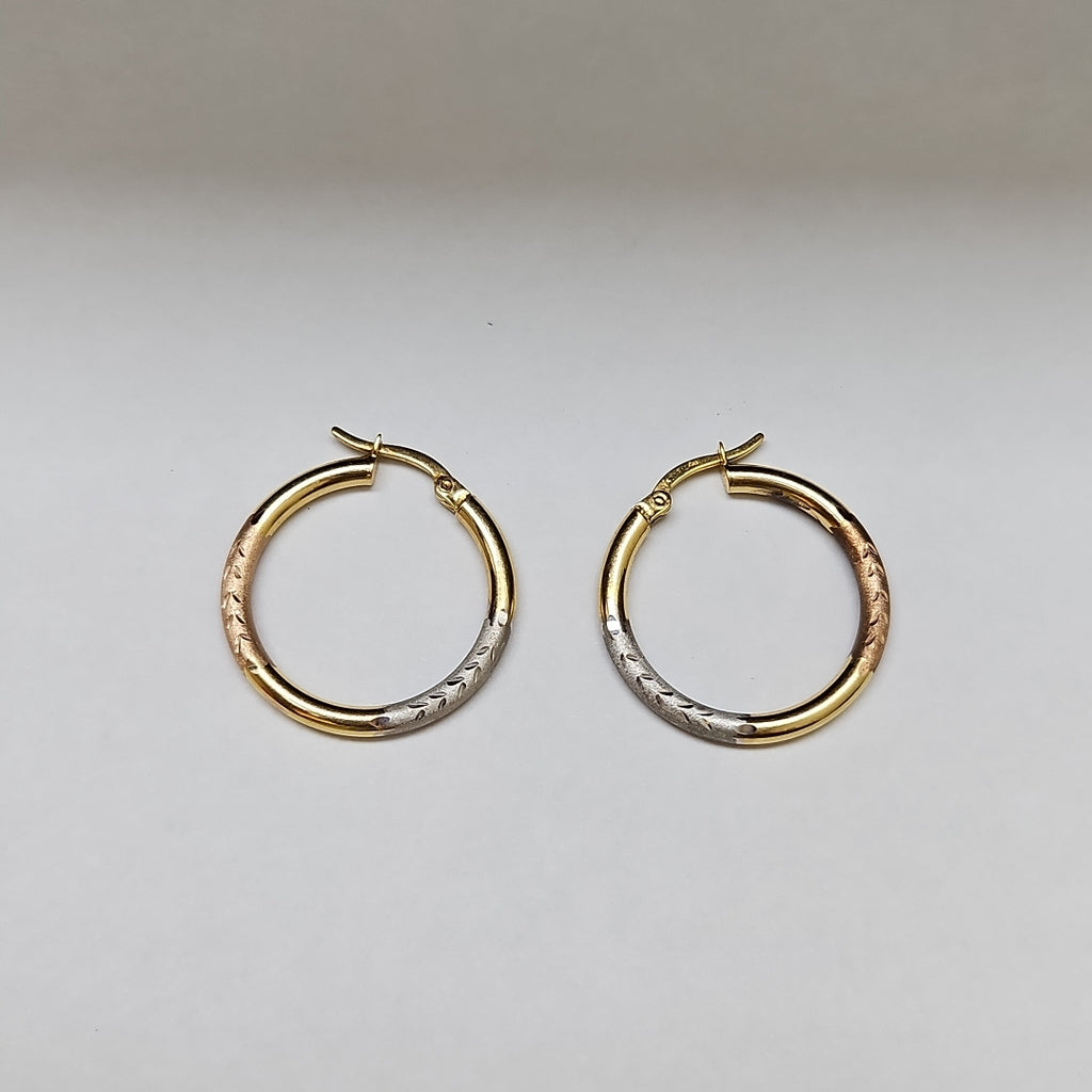 ARRACADAS PAR ORO 14 K 2,30 GRMS (SEMINUEVO)