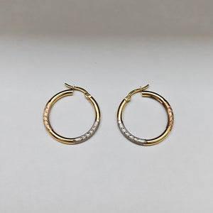 ARRACADAS PAR ORO 14 K 2,30 GRMS (SEMINUEVO)