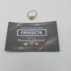 ANILLITO ORO,RODIADO 14 K 2,00 GRMS (SEMINUEVO)