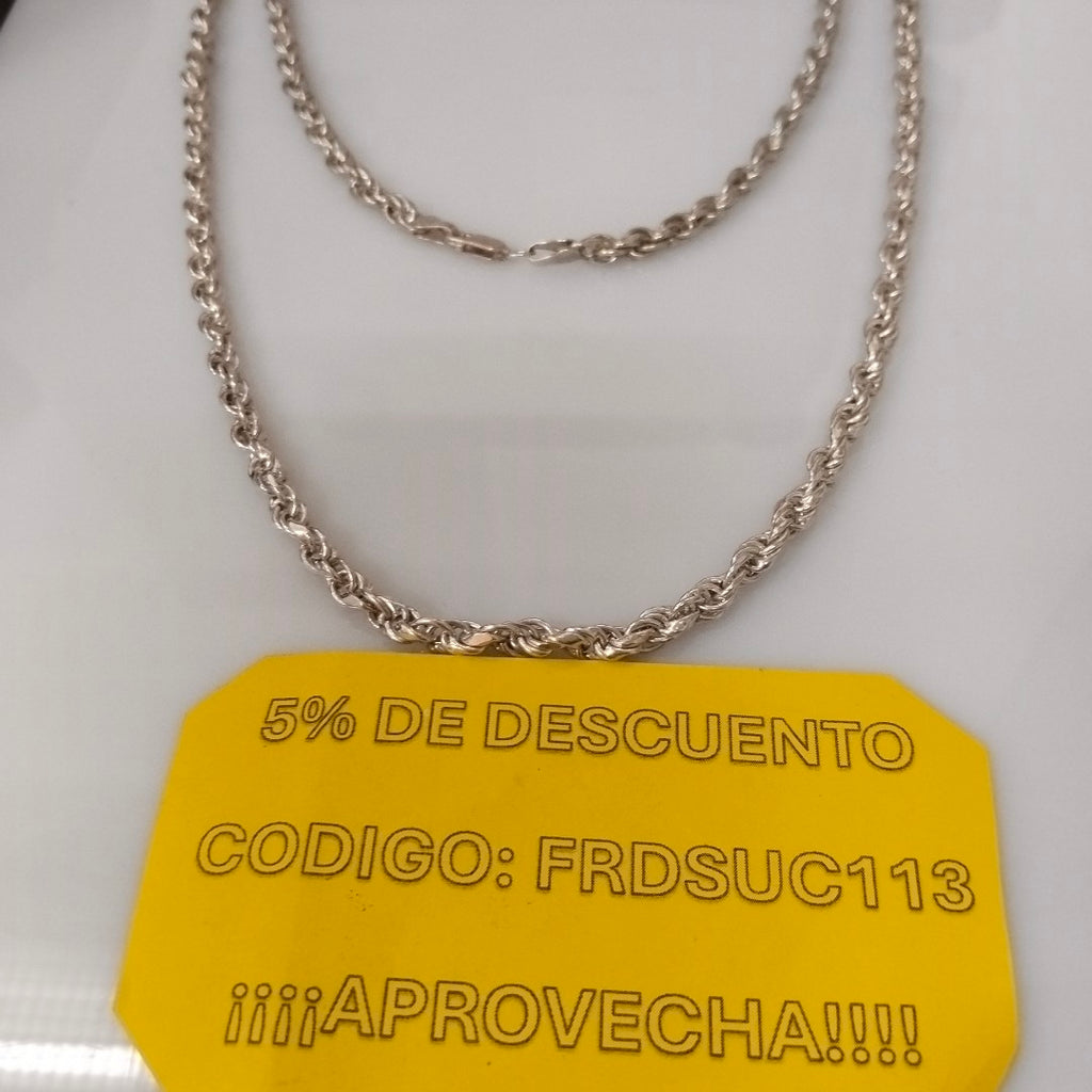 CADENA PLATA 43.2 GRMS (SEMINUEVO)