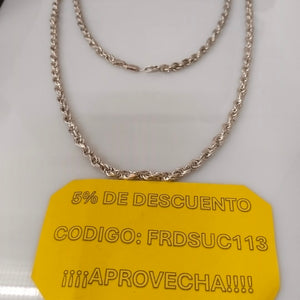 CADENA PLATA 43.2 GRMS (SEMINUEVO)