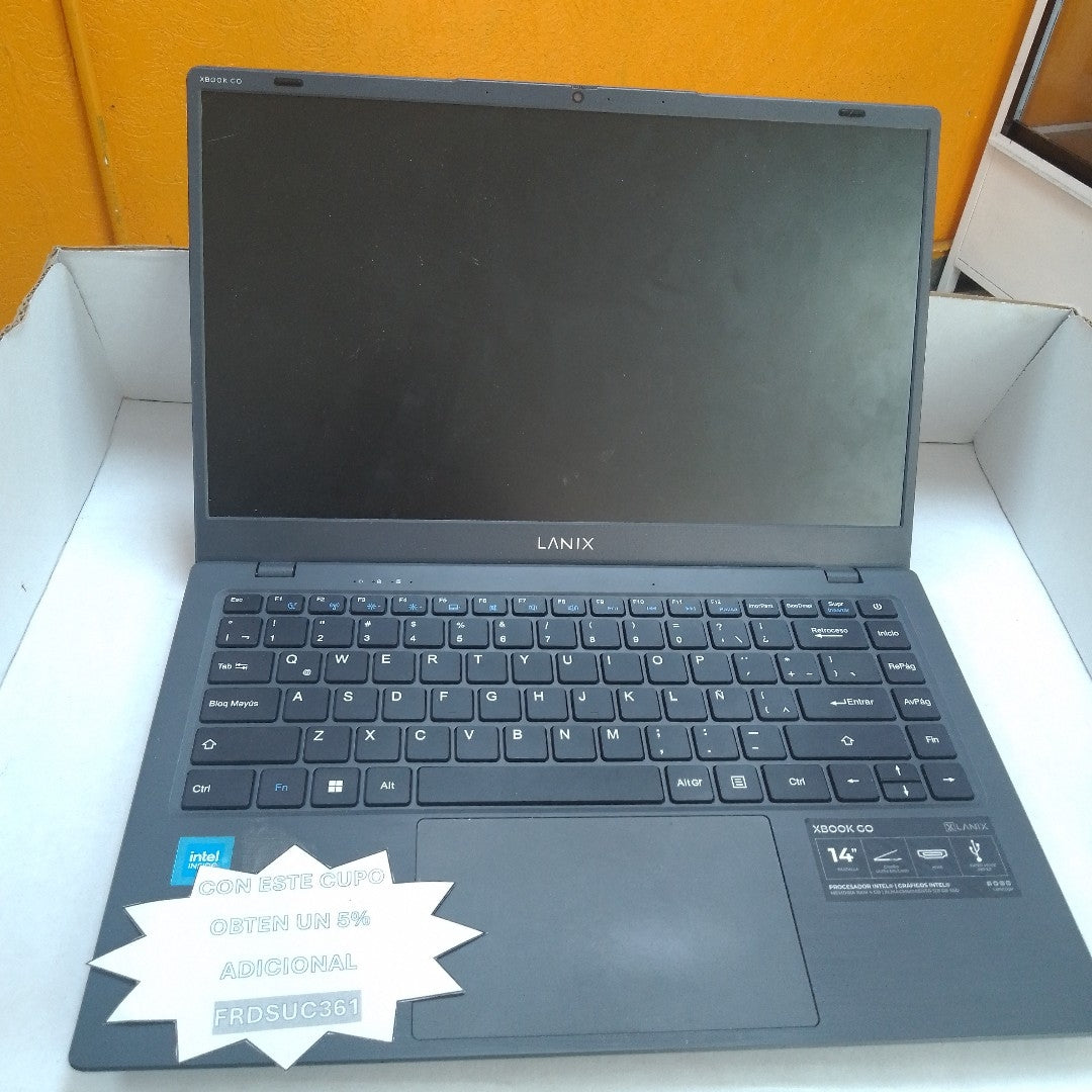 LAPTOP LANIX XBOOK GO (2023) 128 GB SSD 4GB EN RAM (SEMINUEVO)
