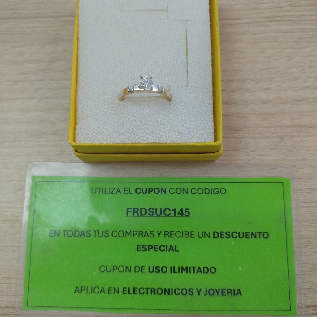 SOLITARIO ORO 14 K 3.3 GRMS (SEMINUEVO)