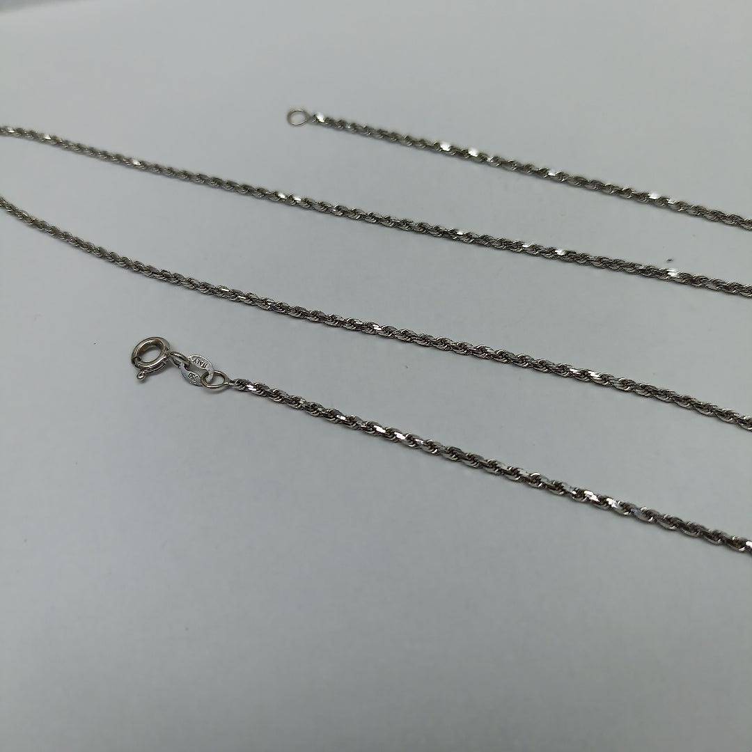 CADENA ORO BLANCO 16K 4,80 GRMS (SEMINUEVO)