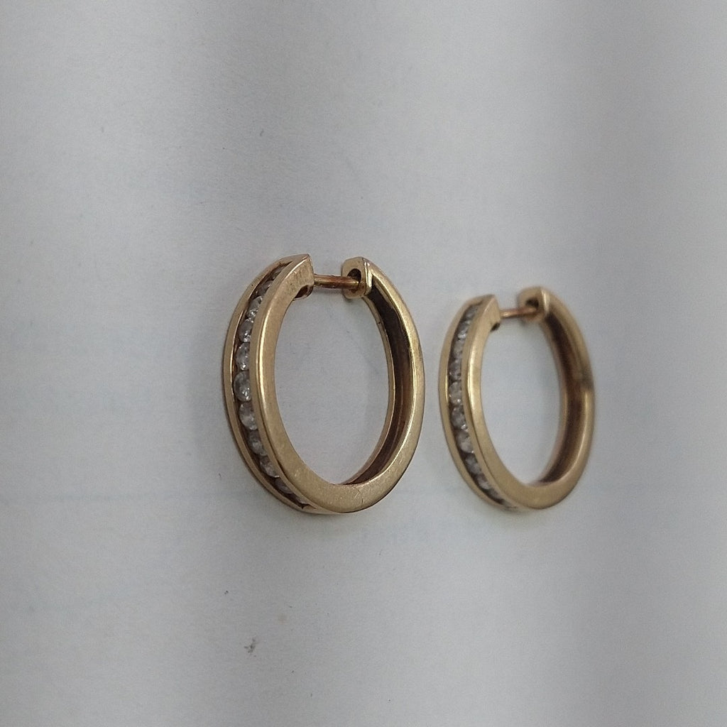 ARRACADAS PAR ORO 8 K 3.9 GRMS (SEMINUEVO)