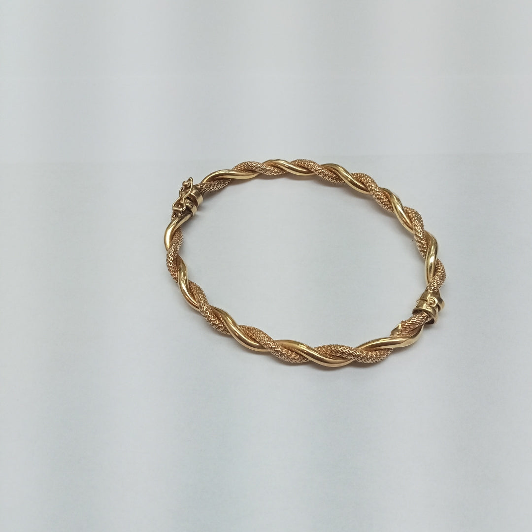 PULSERA RIGIDA ORO 10 K 5.7 GRMS (SEMINUEVO)