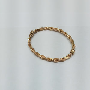 PULSERA RIGIDA ORO 10 K 5.7 GRMS (SEMINUEVO)