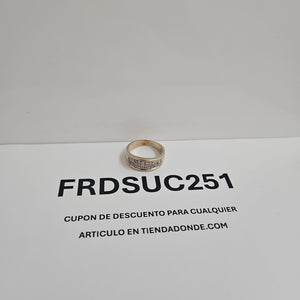 ANILLO ORO BLANCO 14 K 6,90 GRMS (SEMINUEVO)