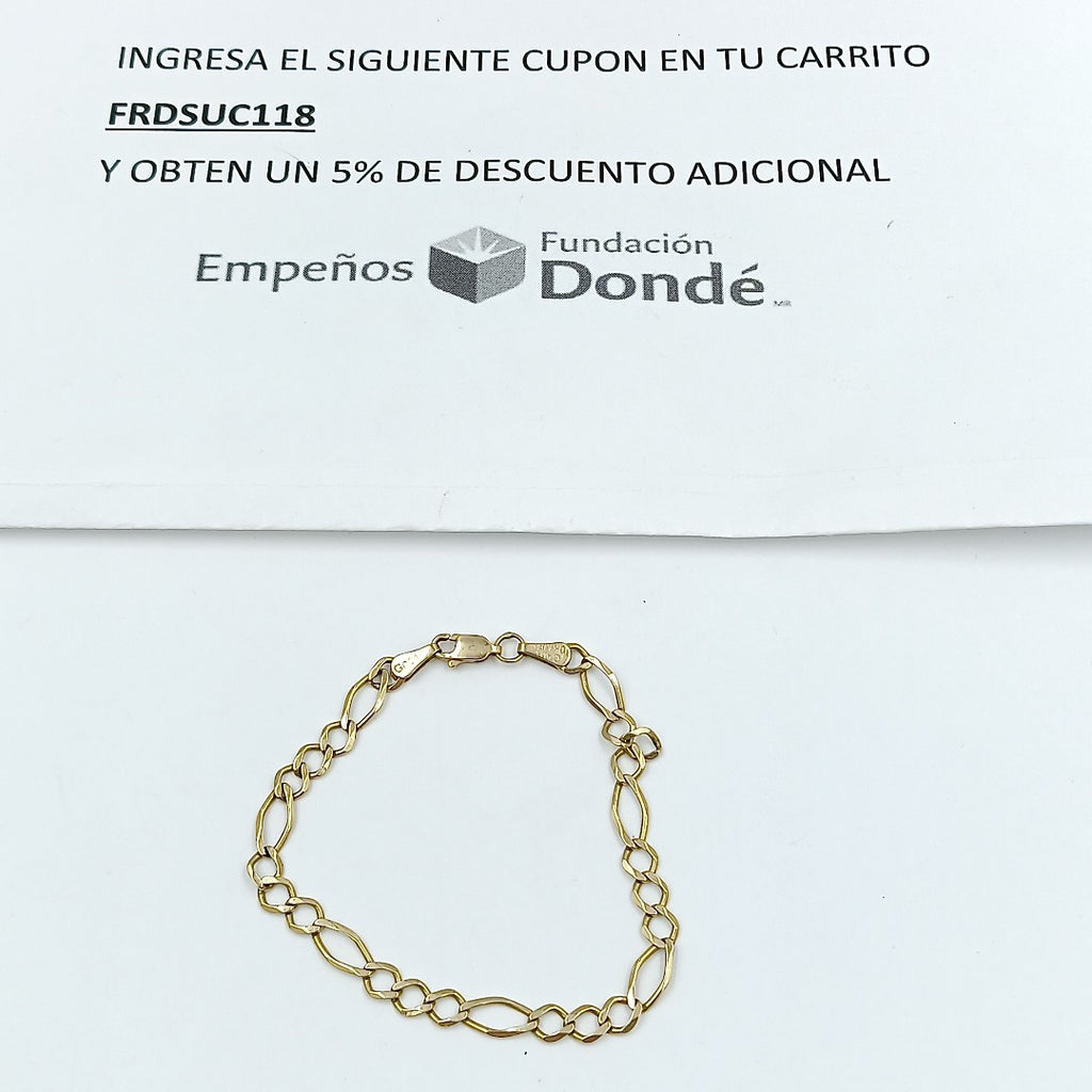 PULSERA ORO 10 K 3.7 GRMS (SEMINUEVO)