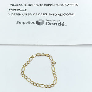 PULSERA ORO 10 K 3.7 GRMS (SEMINUEVO)