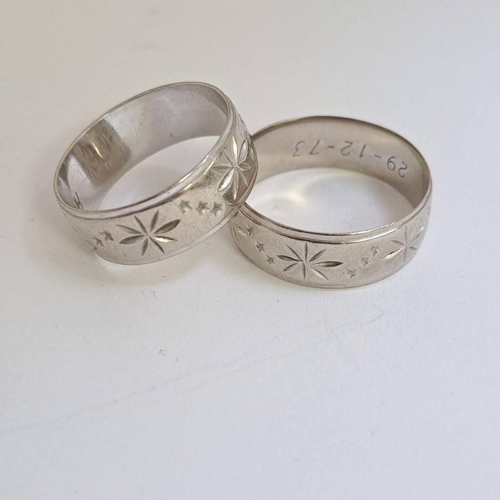 ARGOLLA ORO, ORO BLANCO 14 K 6.8 GRMS (SEMINUEVO)