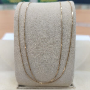 CADENA ORO 14 K 0.9 GRMS (SEMINUEVO)
