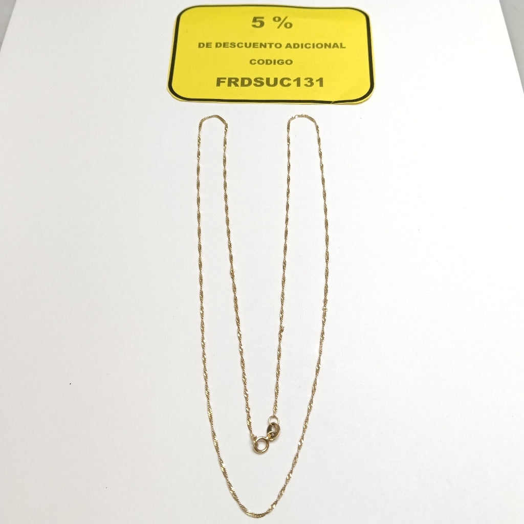 CADENA ORO 10 K 1,60 GRMS (SEMINUEVO)